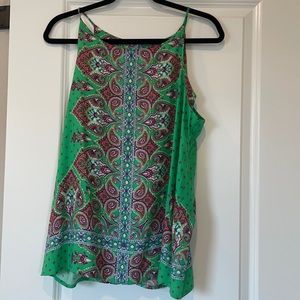 Verse colorful Tank Top with Key-Hole back (New)